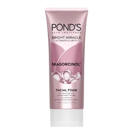 ponds bright miracle niasorcinol facial foam 100gm