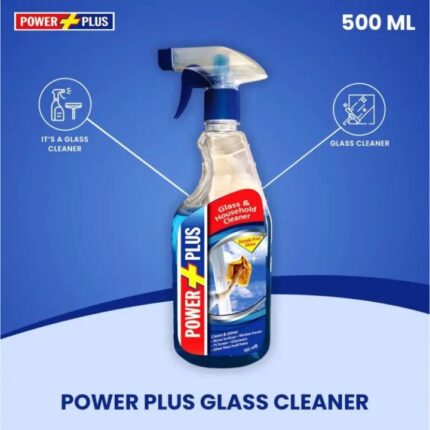 POWER PLUS GLASS CLEANER 500ML