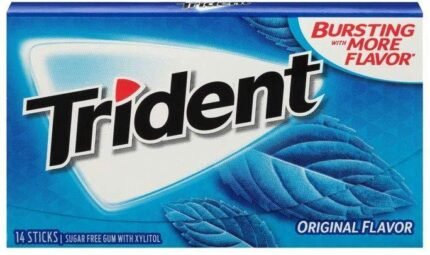 Trident Sugar Free Gum Original Flavor 14 Sticks