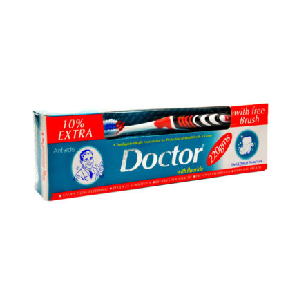 DOCTOR TOOTHPASTE WITH FLUORIDE DOUBLE SAVER PACK 220 GM