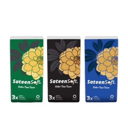SATEEN SOFT POCKET TISSUE RANDOM COLOR