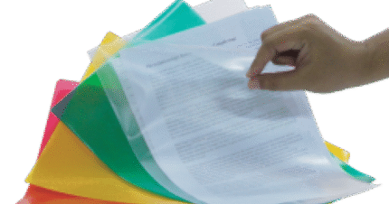 A4 Size Transparent File Single