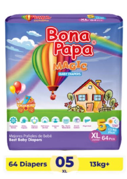Bona Papa Diapers Magic Xl 64pcs New 5