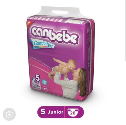 Canbebe diapers Comfort 28s Junior 5 no
