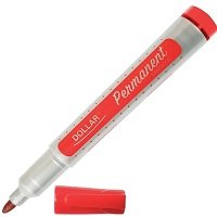 DOLLAR PARMANENT MARKER RED SINGLE PC