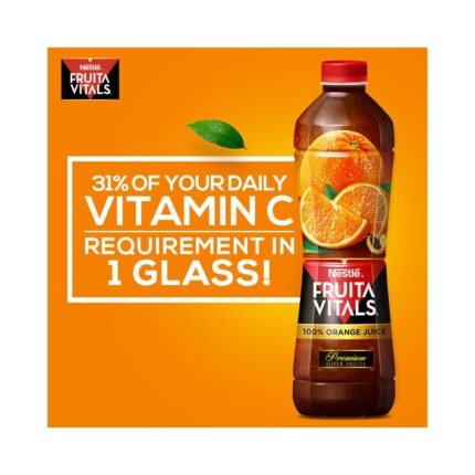 Nestle Fruita Vitals 100% Orange Juice 1 Liter