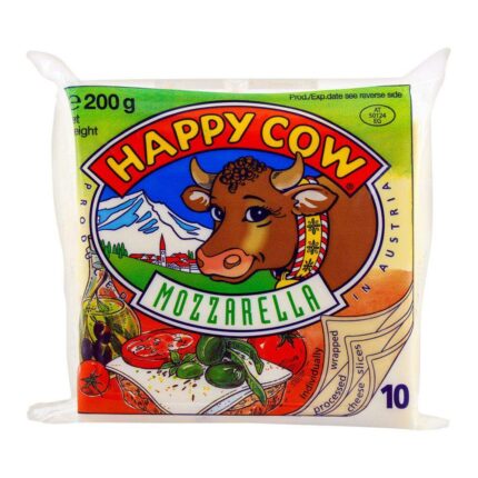 Happy Cow Mozzarella Slice 10-Pack 200g