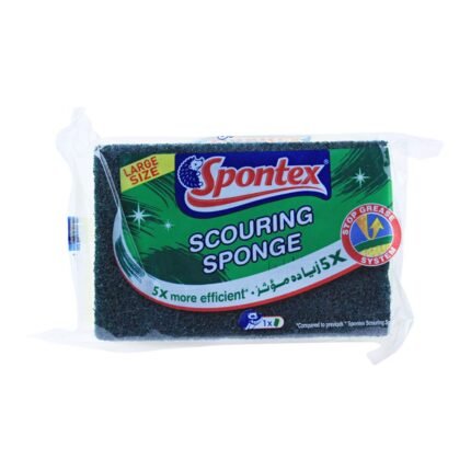 Spontex Large Scouring Sponge Pad 1pc