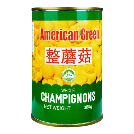 American Green Whole Mushrooms 400gm