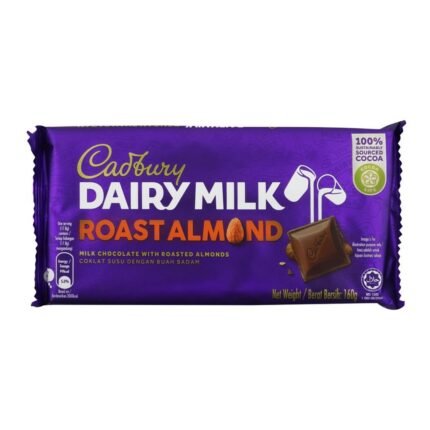 Cadbury Dairy Milk Roast Almond Chocolate 160g Imported