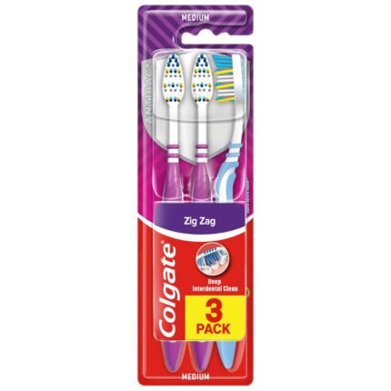 Colgate Tooth Brush Zigzag Triple Pack Medium