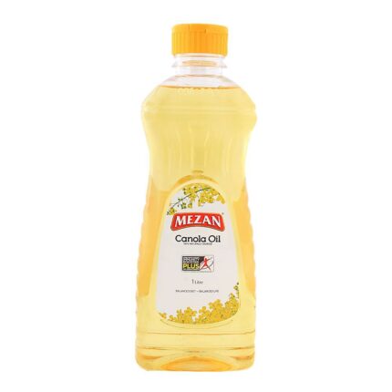 Mezan Canola Oil 1 Ltr Bottle.