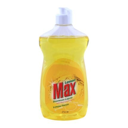 Lemon Max Dishwash Liquid Lemon Fresh 475ml