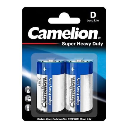 Camelion Super Heavy Duty 1.5v D R20P-BP2B