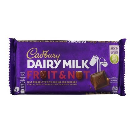 Cadbury Dairy Milk Fruit & Nut Chocolate 160g Imported