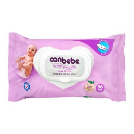 CANBEBE WIPES CREAM TOUCH WET WIPES 56 PCS