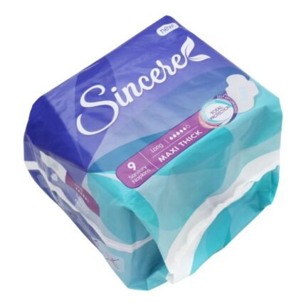 Sincere Maxi Thick Long Sanitary Napkins 9 Pack
