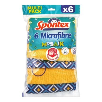 Spontex Microfiber 6pcs Pack