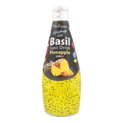 Italiano Pineapple Flavor Basil Seed Drink 290ml