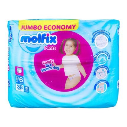 Molfix Pants 6 Extra Large Jumbo Economy 15 Kg 38 Pack
