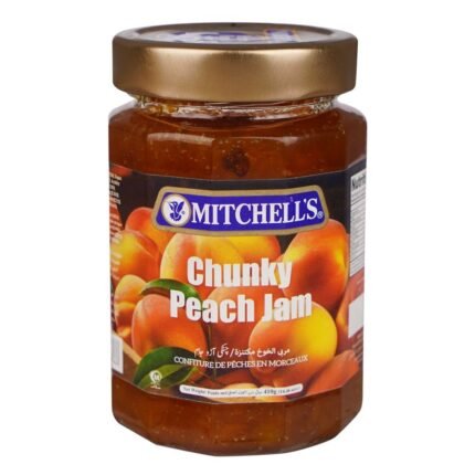 MITCHELLS CHUNKY PEACH JAM 410GM