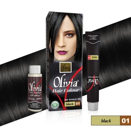 Olivia Hair Colour 01 Black