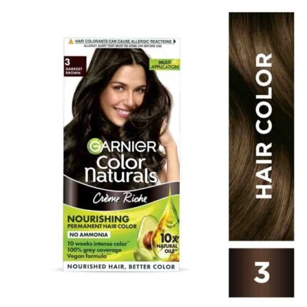 Garnier Color Naturals Shade 3 Darkest Brown