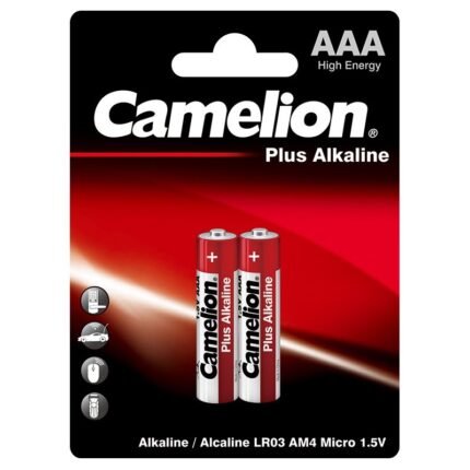 Camelion Cell Pack Of 2 Cell Plus Alkaline AAA Bullsters