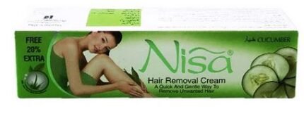 NISA HAIR REMOVAL CREAM CUCUMBER FREE 20% EXTRA
