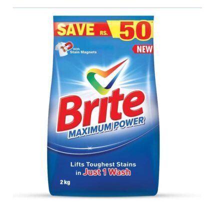 Brite Maximum Power Detergent Powder 2 Kg