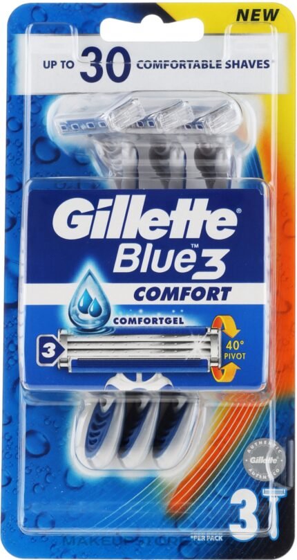 Gillette Blue 3 Comfort Mens Disposable Razor