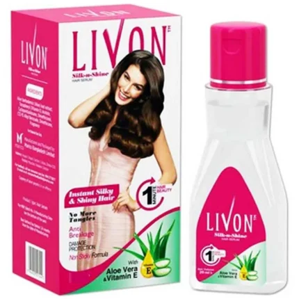 Livon Aloe Vera & Vitamin E Instant Silky & Shiny Hair Serum 100ml