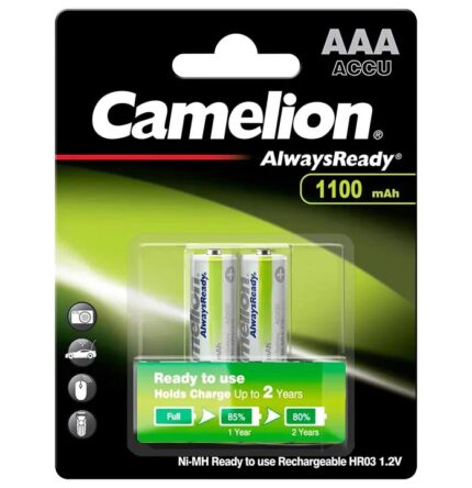 Camelion 1100 Mah Aaa2 Rechargable Cells