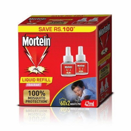 Mortein Mosquito Repellent Refill Odourless 42ml - 2 Packets
