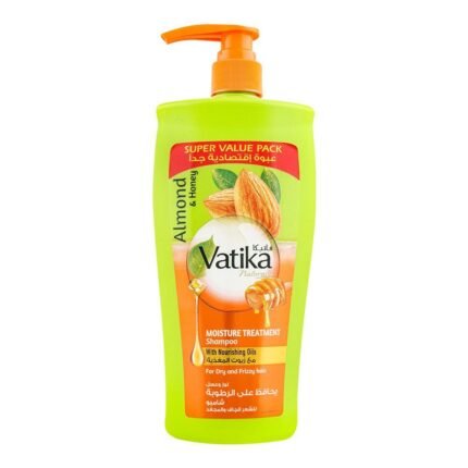 Dabur Vatika Almond And Honey Moisture Treatment Shampoo For Dry & Frizzy Hair 650ml