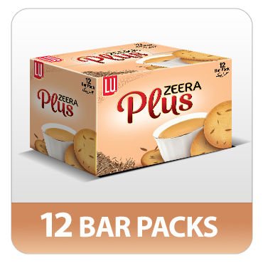 Lu Zeera Plus Biscuits Bar Pack 12pcs