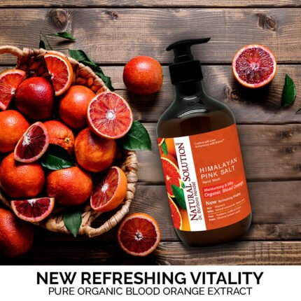 NATURAL SOLUTION HAND WASH BLOOD ORANGE 400ML