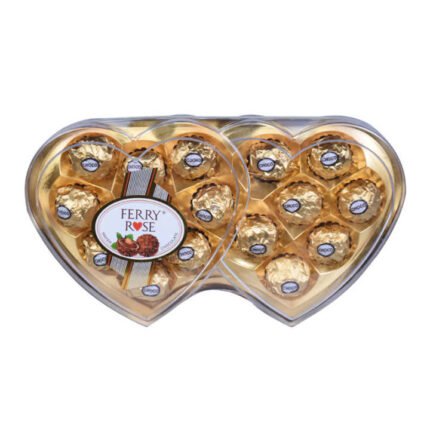 Ferry Rose Double Heary 16 Pcs Chocolate