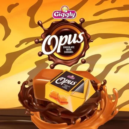 OPUS CUBES CHOCOLATE CARAMEL 24 PSC BOX