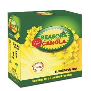 Seasons Canola Oil 1 Liter X 5