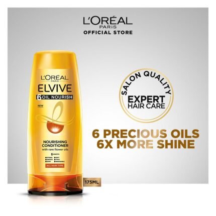 Loreal Conditioner 6 Oil Nourishing Scalp Hair 175 Ml