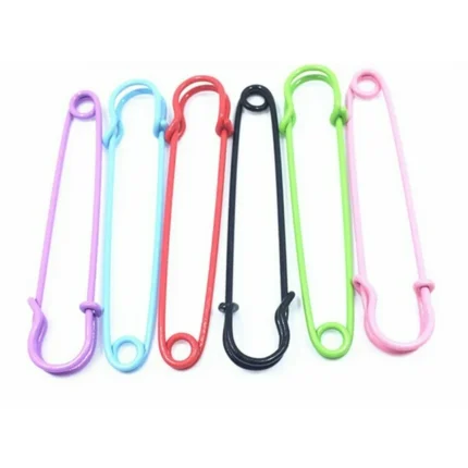 Safety Pins Colorful 6pcs Set