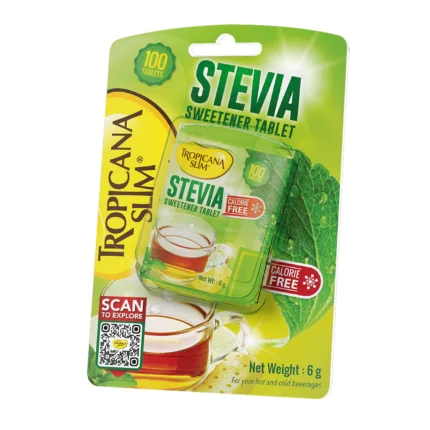 Tropicana Slim Stevia Sweetener Tablets 6g 100 Tablets