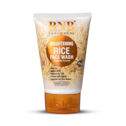 BNB WHITENING RICE FACE WASH 90ML