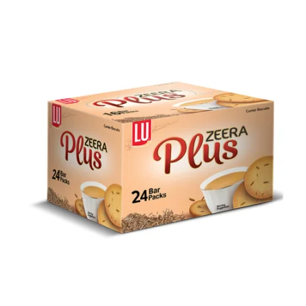 Lu Zeera Plus Biscuit 24 Bar Pack Box