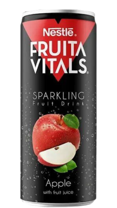 Nestle Fruita Vitals Apple Sparkling Can 250ml