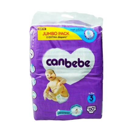 Canbebe Diaper New Jumbo Midi No3 60pcs 9-4kg