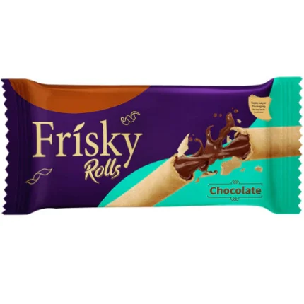 Innovative Frisky Wafers Rolls Chocolate