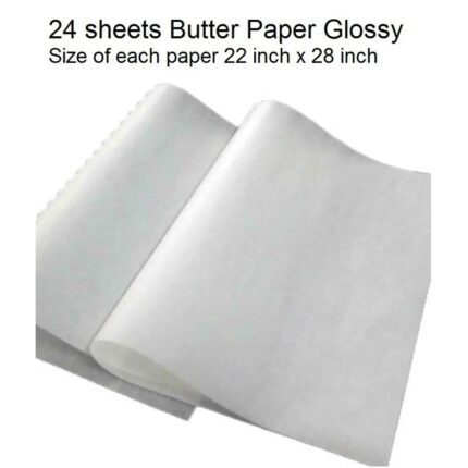butter paper 3 diiffercent size 24 pcs each