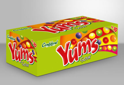 Candyland Yums Sour 24 Pcs Box